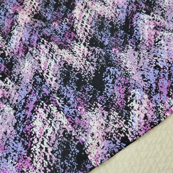 Tahari Sleeveless Blouse Purple Lavender Top Casual Career Pleated - Picture 10 of 13